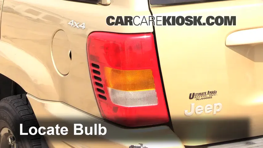 1999 Jeep Grand Cherokee Limited 4.0L 6 Cyl. Lights Reverse Light (replace bulb)